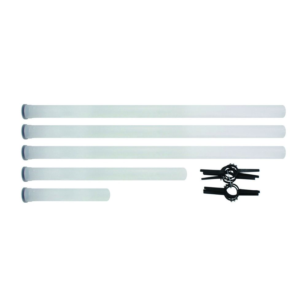 Pack de conduit d'évacuation des gaz Vaillant 7,5 m pour technique à condensation, DN 80, PP, 0020063135