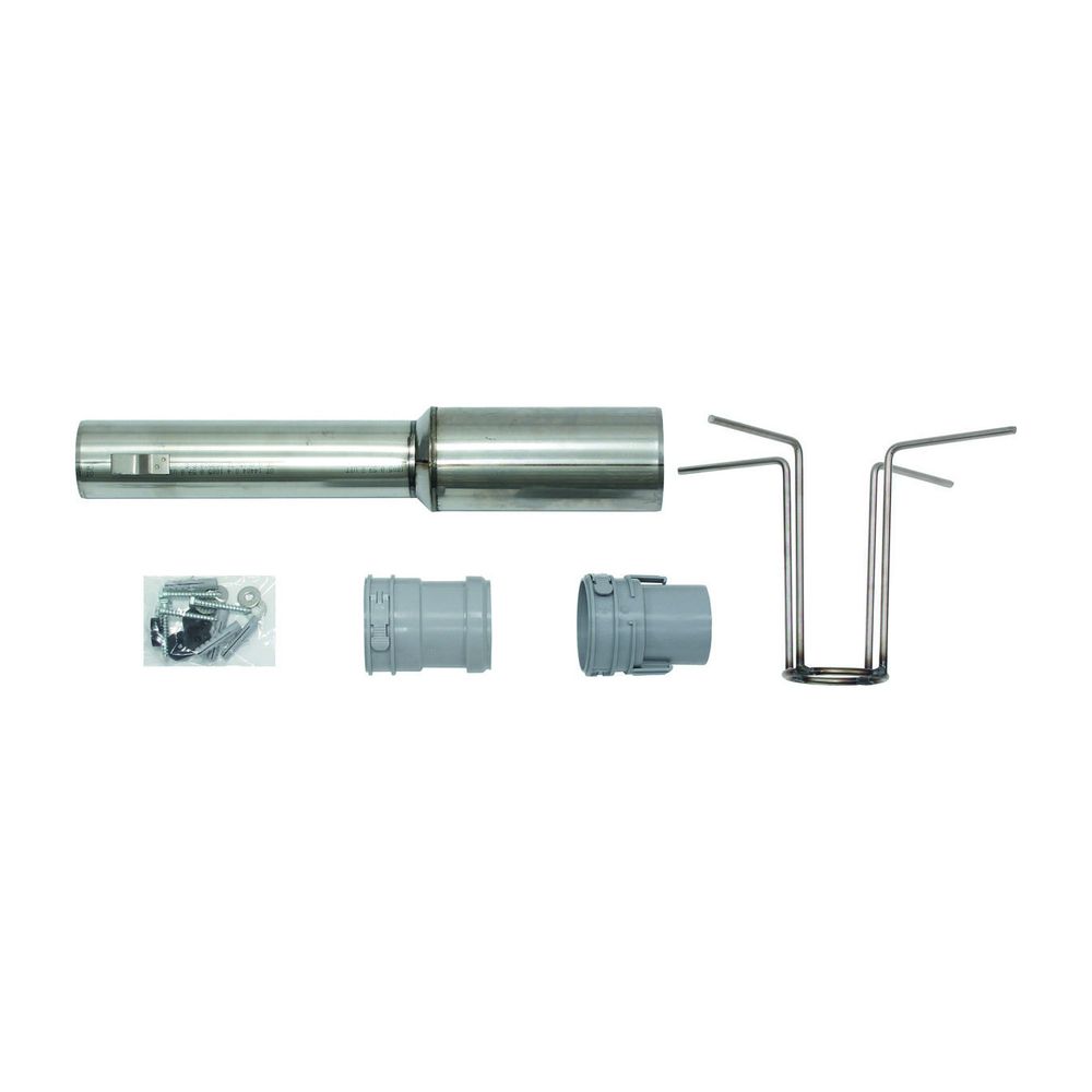 Kit Vaillant 3 éléments de base en acier inoxydable pour système d'évacuation des fumées DN 60 PP flexible, 0020095594