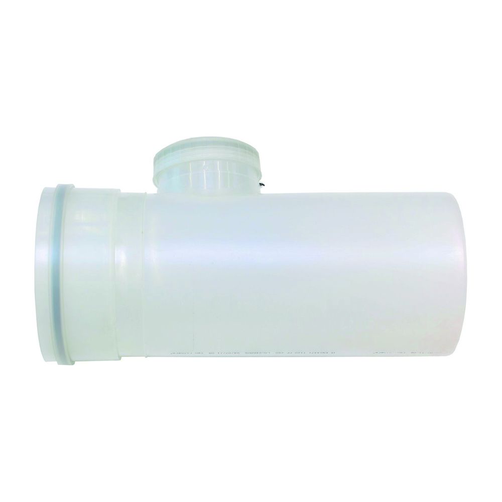 Vaillant rallonge 250 mm 0,5 m, avec orifice de révision, PP, 0020106562