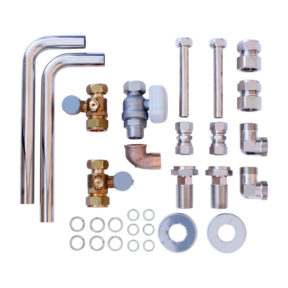 Kit d'installation Vaillant VC, remplacement, installation ancienne, pose en saillie/encastrée, tubes ajustables