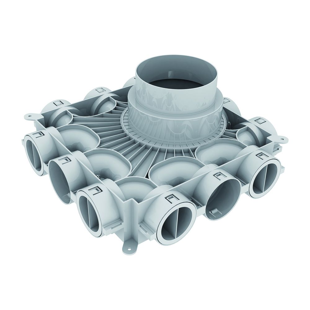 Distributeur d'air Vaillant pour tuyau d'air rond 75/62 mm, 0020231945