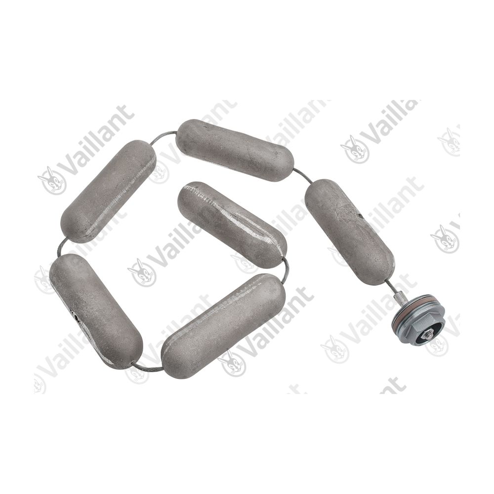 Anode à chaîne Vaillant 6 maillons pour VIH R 300, 400, 500/3 BR et autres, 0020249404