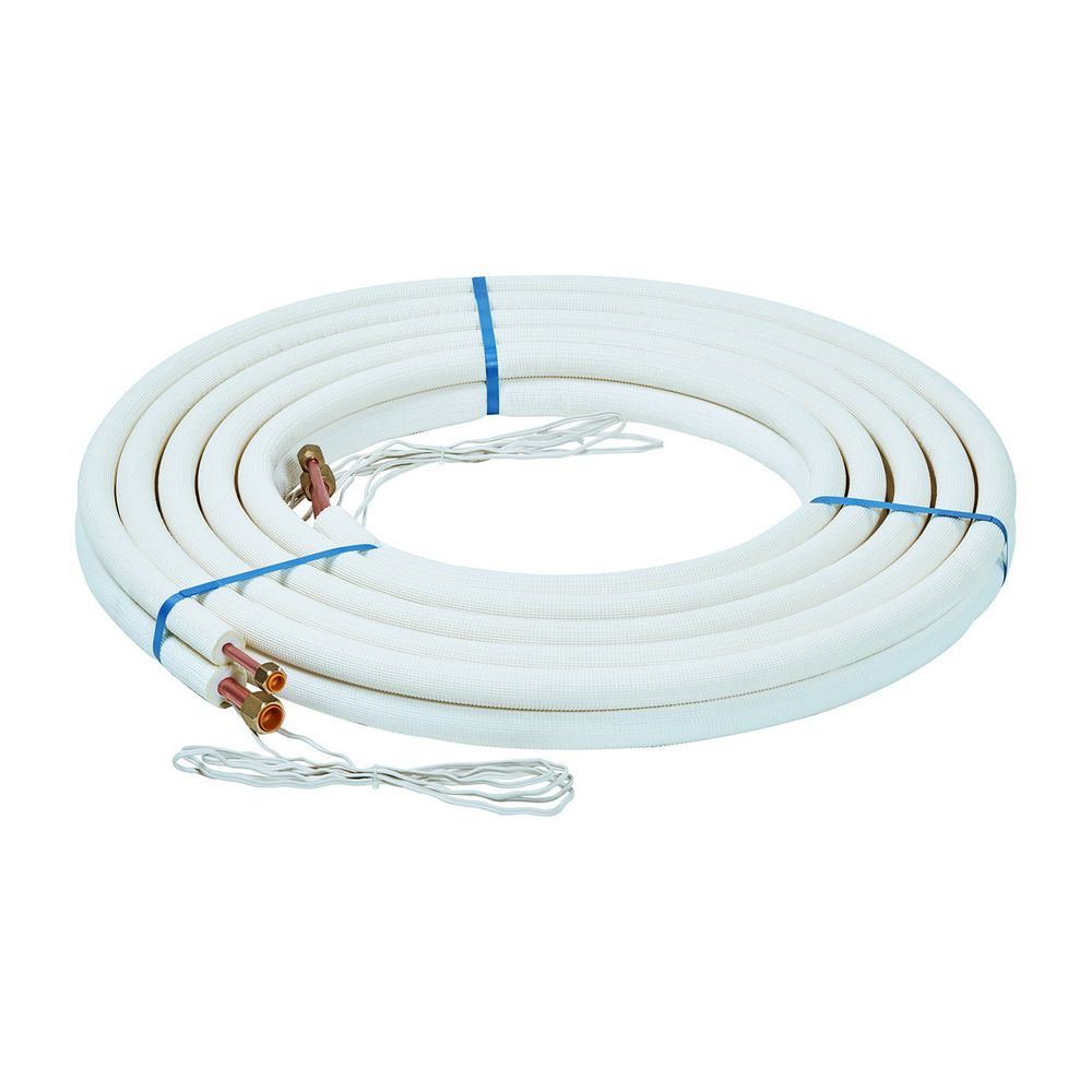 Vaillant Conduite de fluide frigorigène 2 en 1 avec eBUS 3/8", 5/8" pour VWL 75/5 AS à VWL 125/5 AS, 5 m