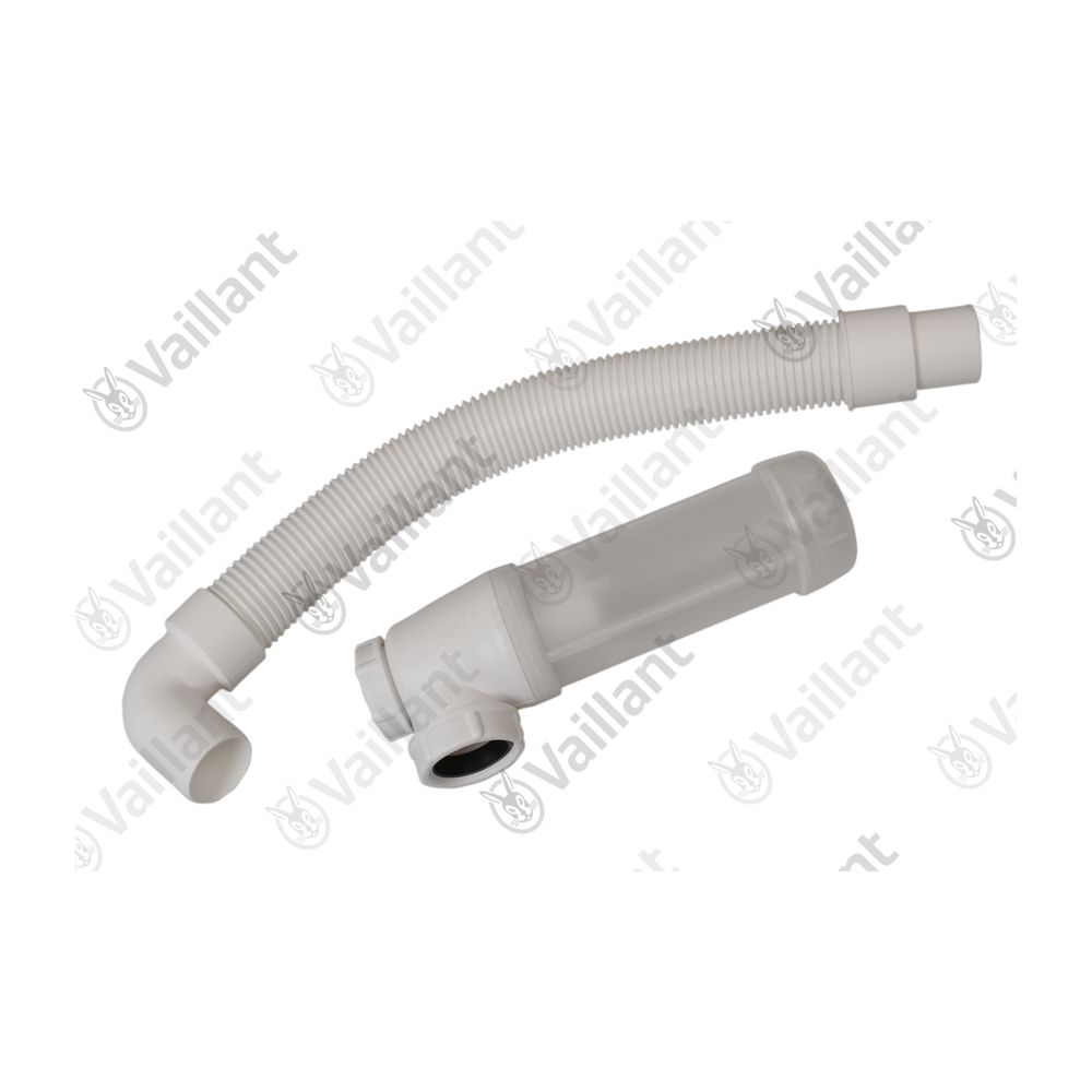 Siphon avec tuyau pour chaudière Vaillant VWL 39, 59, 79/5 et autres modèles (réf. 0020269356)