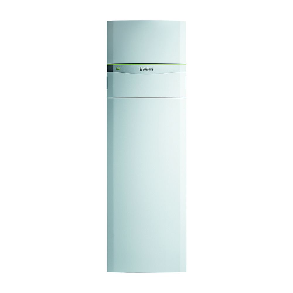 Pompe à chaleur Vaillant flexoCompact exclusive Sole-eau VWF 118/4, R410A, 11,18 kW à B0/W35, ballon 185 L