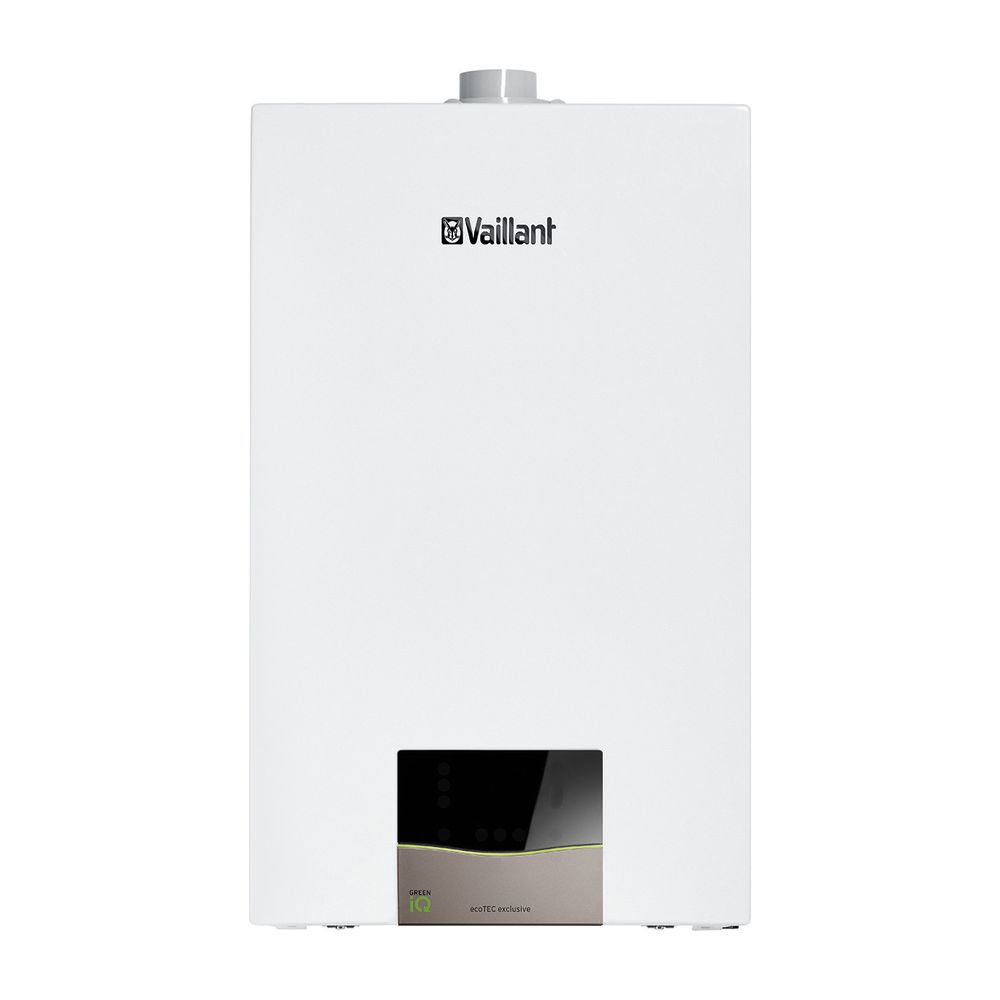 Pack système de chauffage Vaillant ecoTEC exclusive 1.186/2 avec VC 30CS/1-7, 4,3-33,3kW à 50/30 °C, VRC 710