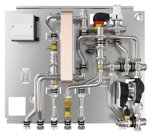 Vaillant Station d'appartement uniSAT plus VSW 25NA/2-5, 25 L/min, échangeur thermique en acier inoxydable, neuf, plancher chauffant