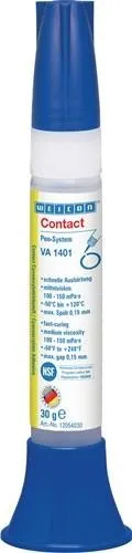 WEICON Colle cyanoacrylate VA 1401 30 g liquide incolore système stylo - 12054030 — lot de 20 pièces