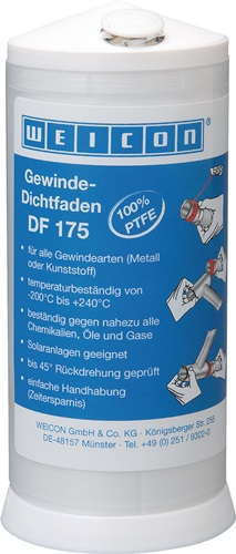 WEICON Fil d'étanchéité pour filetage DF 175 175 m boîte distributeur - 30010175