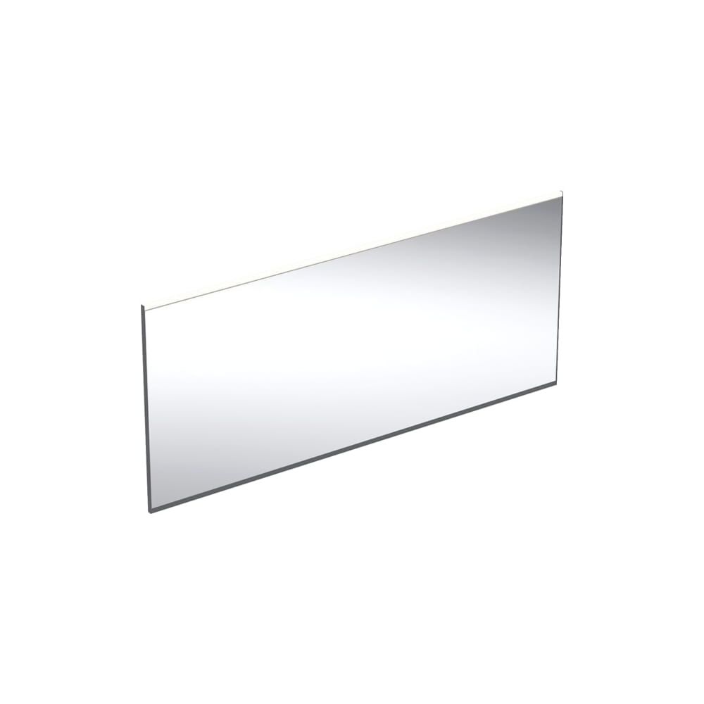 Miroir lumineux Geberit Option Plus Square, éclairage direct et indirect, 160x70x3,5 cm, noir mat/aluminium anodisé