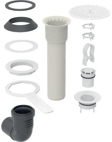 Kit d'évacuation Geberit pour urinoir Narva, fonctionnement à chasse, 244968001