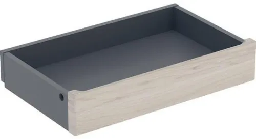 Geberit tiroir intérieur avec façade pour Renova Plan US pour lavabo, largeur 55 cm, modèle 2021, hickory