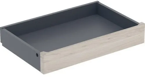 Geberit Tiroir intérieur avec façade pour Renova Plan sous-meuble vasque B:60 cm, année 2021, hickory