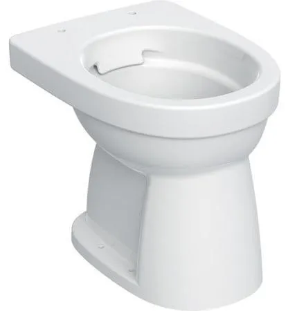 WC Geberit GE Renova sur pied à chasse plate, sortie verticale, Rimfree, blanc