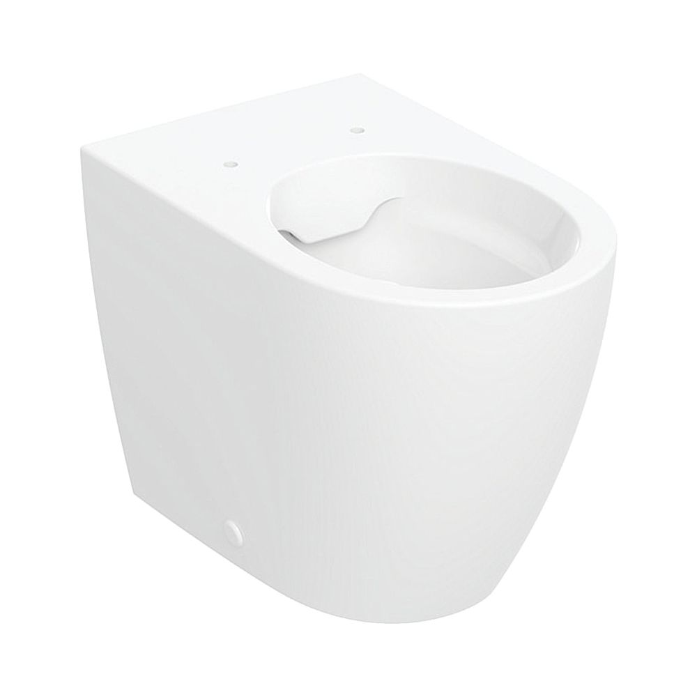 WC suspendu Geberit iCon Tiefspüler, design fermé, Rimfree, profondeur 56 cm, blanc/KeraTect