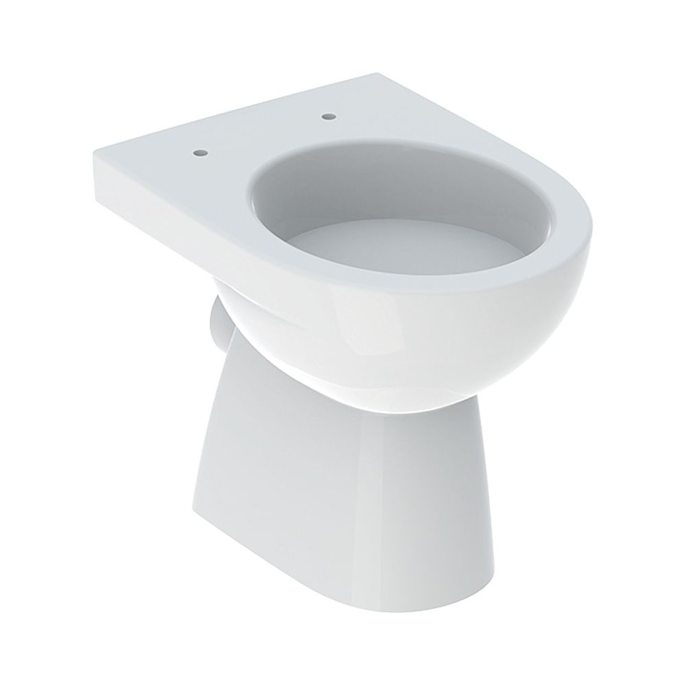 Geberit Renova WC suspendu à chasse profonde, sortie horizontale, forme partiellement fermée, profondeur 49 cm, blanc/KeraTect