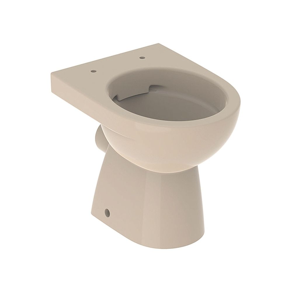 WC sur pied Tiefspüler Renova Bahama-Beige Geberit, sortie horizontale, forme semi-fermée, Rimfree