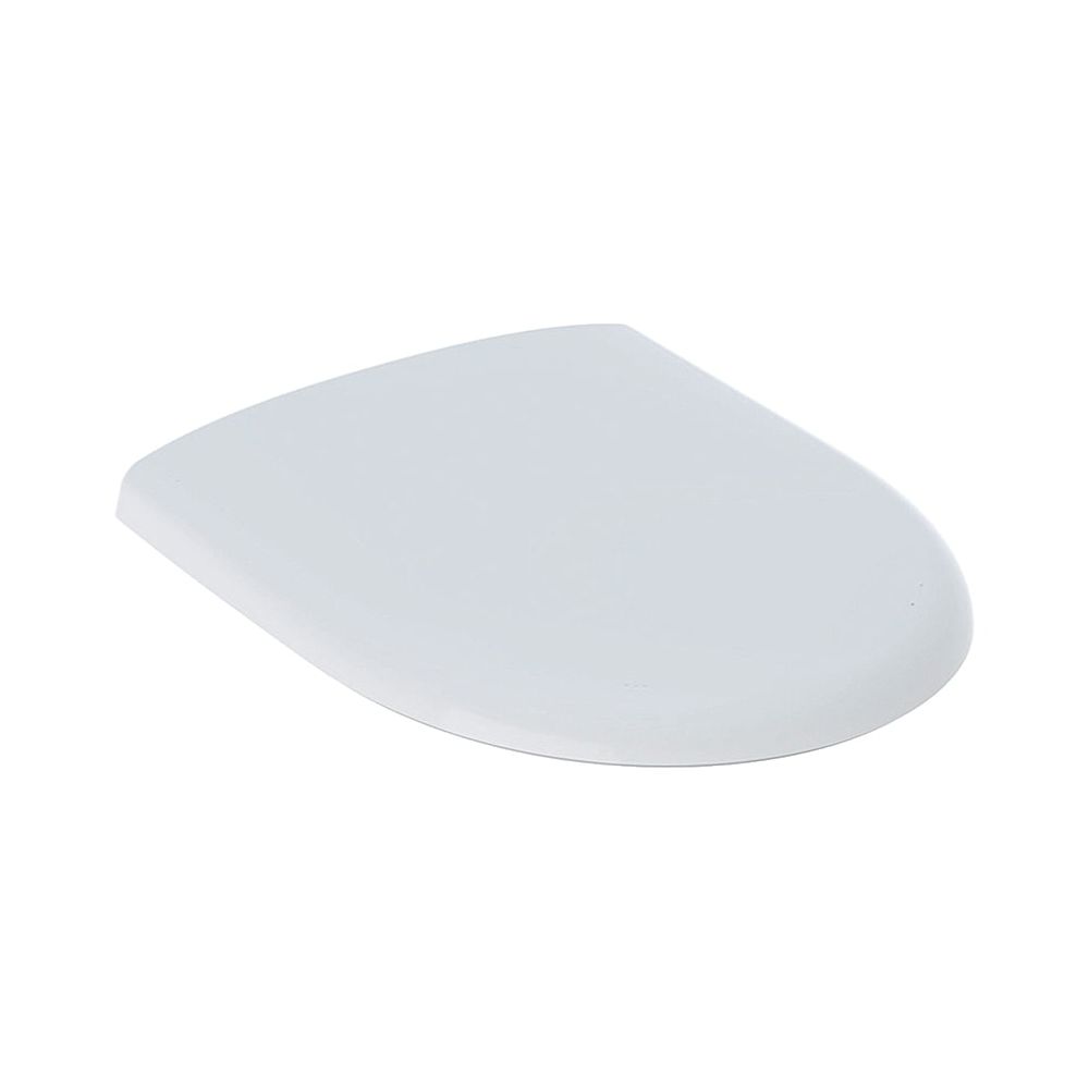 Geberit Siège de WC Renova fixation par le haut, fermeture automatique, avec charnières Quick-Release fixation par le haut, blanc brillant