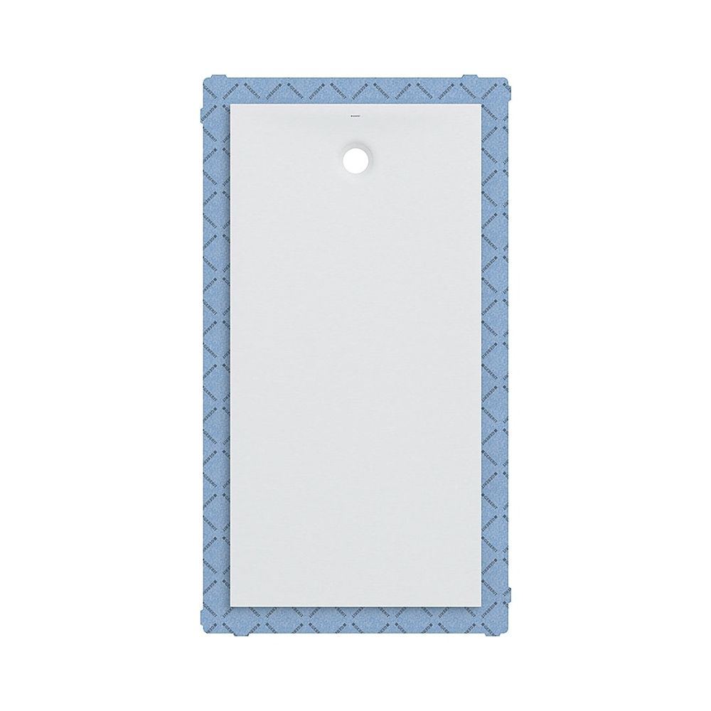 Bac à douche Geberit Olona rectangulaire, 120x80x4 cm, matériau minéral, blanc mat