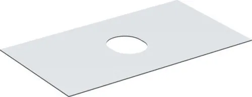Panneau de recouvrement Geberit pour meuble sous vasque VariForm, 1 tiroir, largeur 90 cm, blanc mélaminé