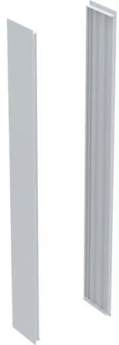 Kit de habillages latéraux pour montage apparent ONE Geberit, à partir de l'année de construction 2021, blanc/aluminium revêtu par poudre