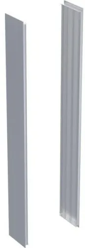 Geberit Kit de habillages latéraux pour montage apparent, meuble miroir ONE, à partir de 2021, aluminium anodisé