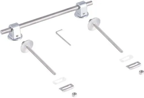 Charnière Geberit avec axe pour siège WC, fixation par le haut, 244843001