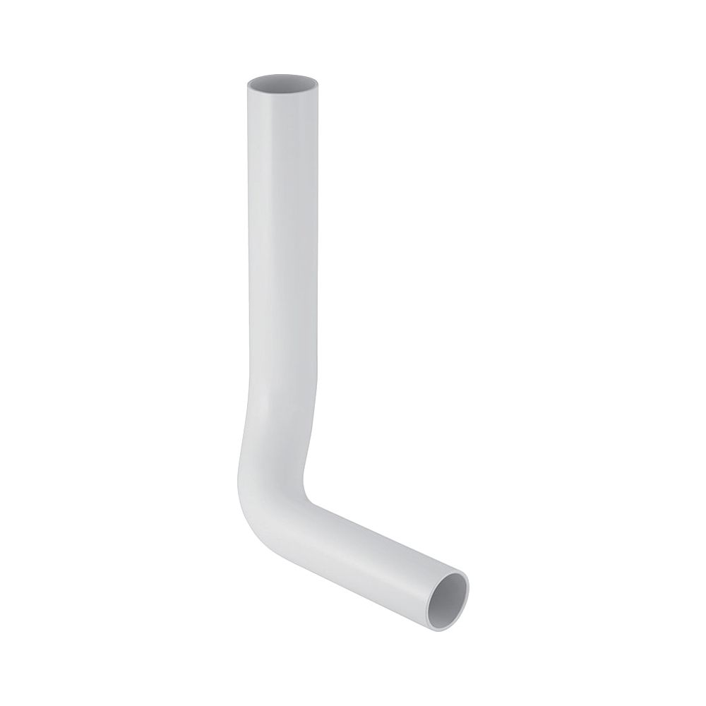 Coude de chasse Geberit 90°, 28x21 cm, gauche coudé, diamètre extérieur 50 mm, A 10 cm, blanc alpin