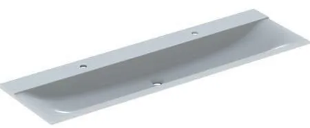 Geberit Xeno² meuble-lavabo, largeur 160 cm, profondeur 48 cm, perçage robinet gauche/droite, sans trop-plein, blanc mat