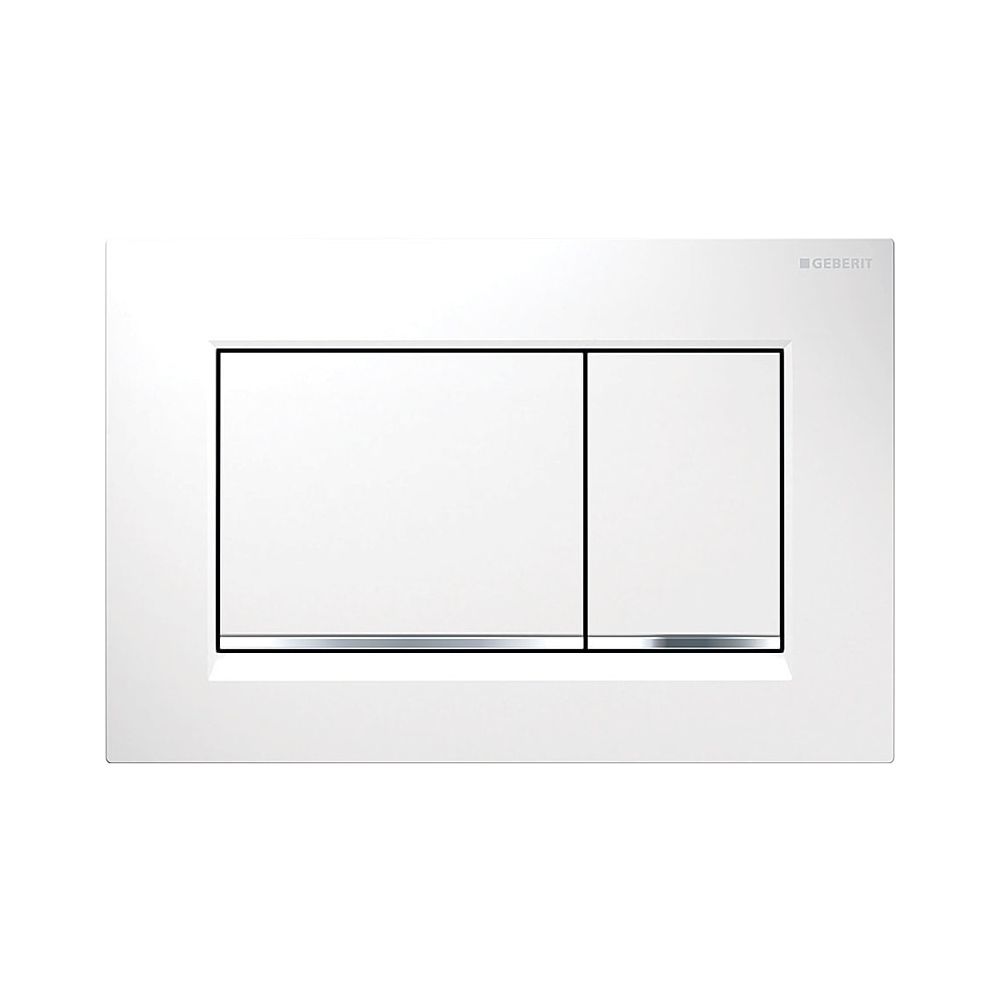 Plaque de commande Geberit Sigma30 - blanc