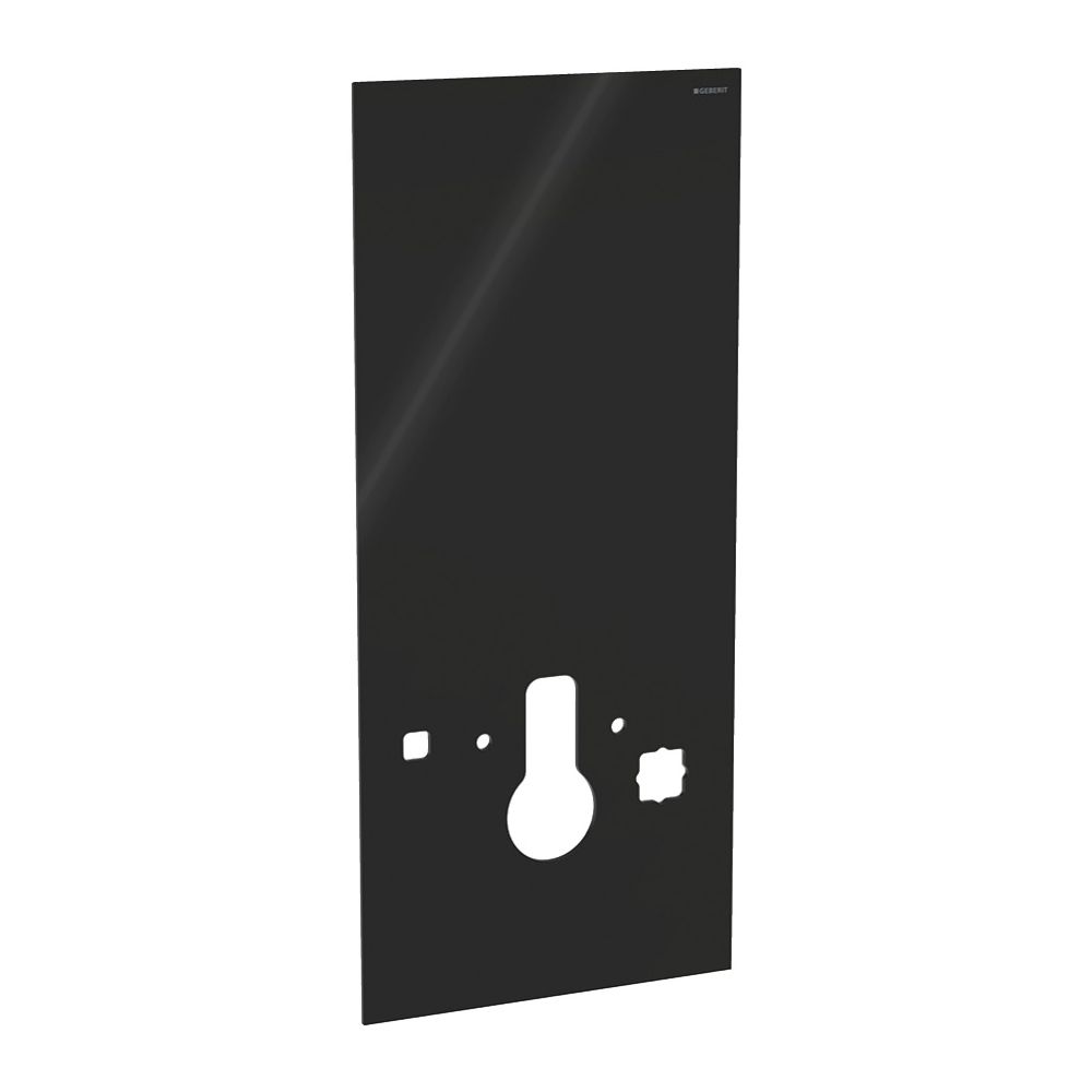 Habillage frontal Geberit pour module sanitaire Monolith (AquaClean 8000/8000plus), 114 cm, noir/verre