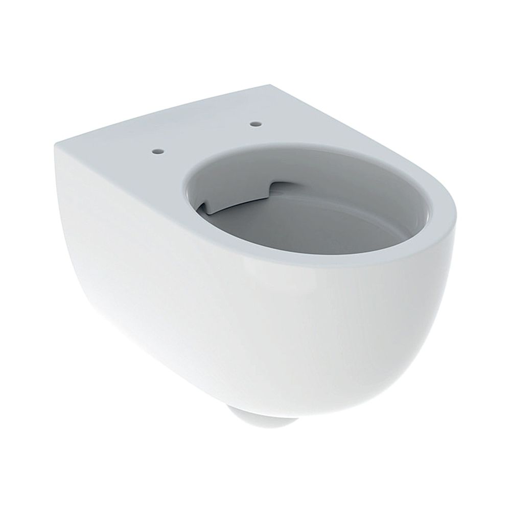 WC suspendu Geberit Renova Comfort avec chasse d'eau profonde, forme fermée, Rimfree, profondeur 53 cm, blanc