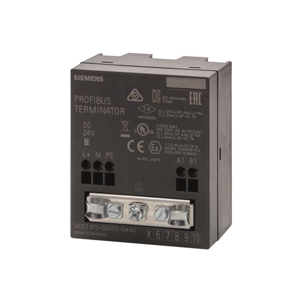 Résistance de terminaison Siemens SIMATIC DP pour RS485 6ES79720DA000AA0