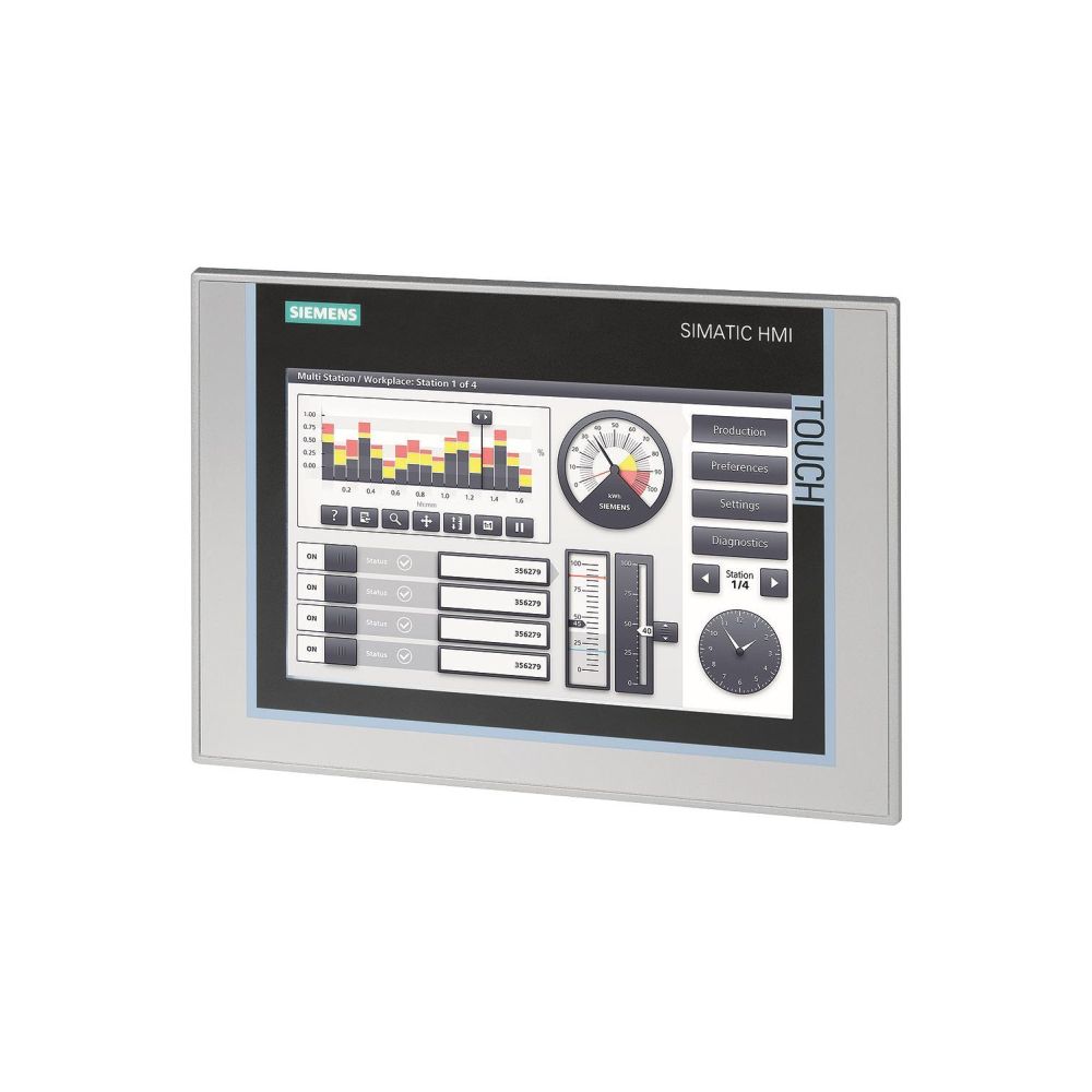 Panneau de commande SIMATIC TP900 Comfort 9" écran tactile TFT 800x480px IP65 274x190x62,7mm 6AV21240JC010AX0