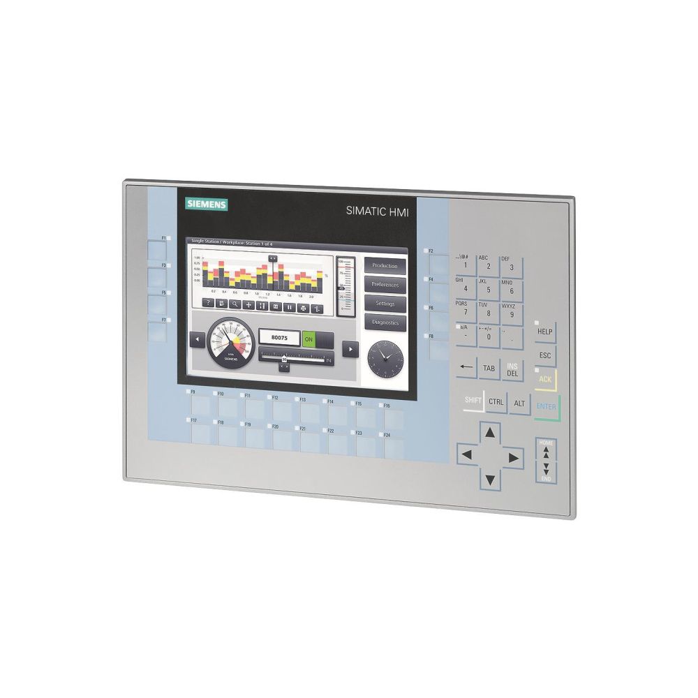 Panneau de commande tactile SIMATIC KP700 Comfort 7" TFT 800x480 24 touches de fonction IP65 6AV21241GC010AX0