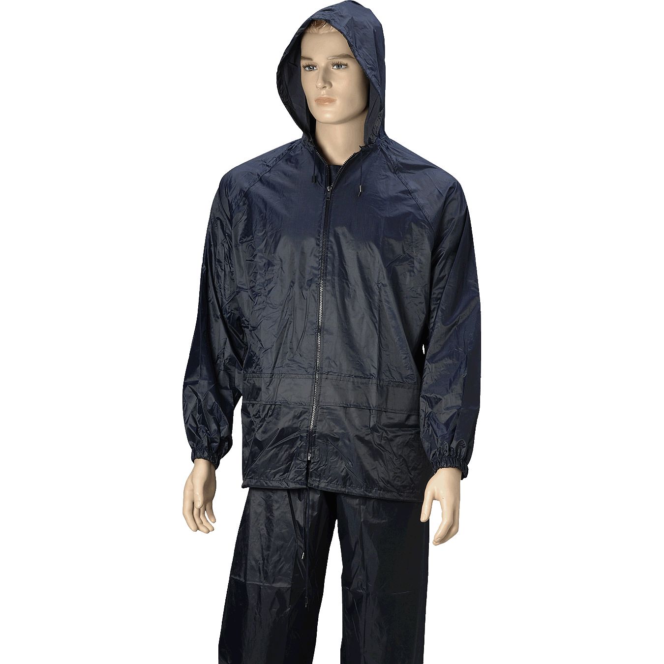 Combinaison de pluie bleue
