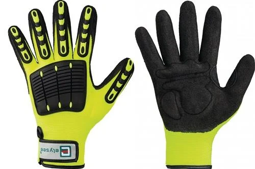ELYSEE 1 paire de gants Resistant jaune fluo / noir taille 10 - 0881-10H