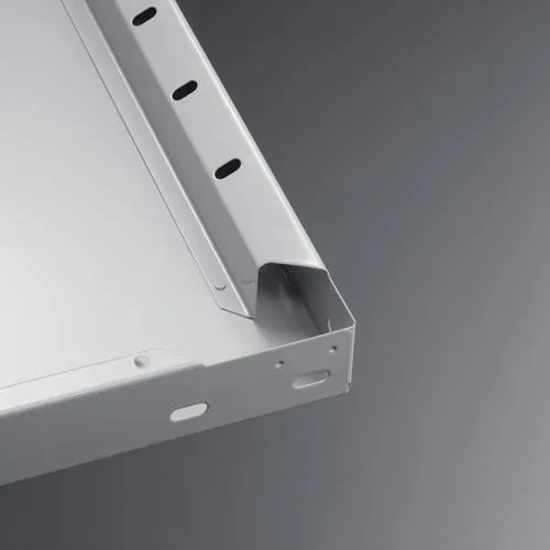 Tablette Meta L1000xP600mm Capacité 150 kg Acier zingué Pour étagère à monter 2 pièces/UE