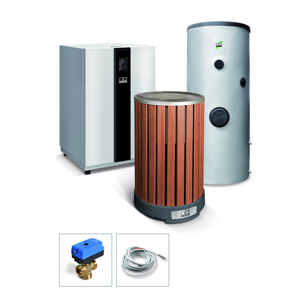 Pompe à chaleur air-eau Remko ARTstyle Paket Mannheim Camura HTS 80, 6,63 kW à A7/W35, R410A
