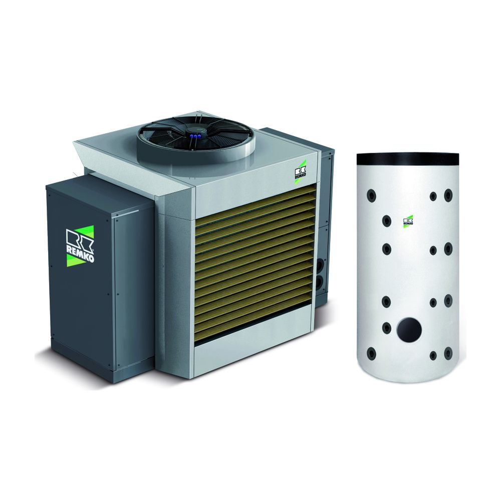 Pompe à chaleur air-eau Pack Köln Camura, SQW 400 WB Single, MPS 1000, 40kW à A7/W35, R410A, chauffage uniquement
