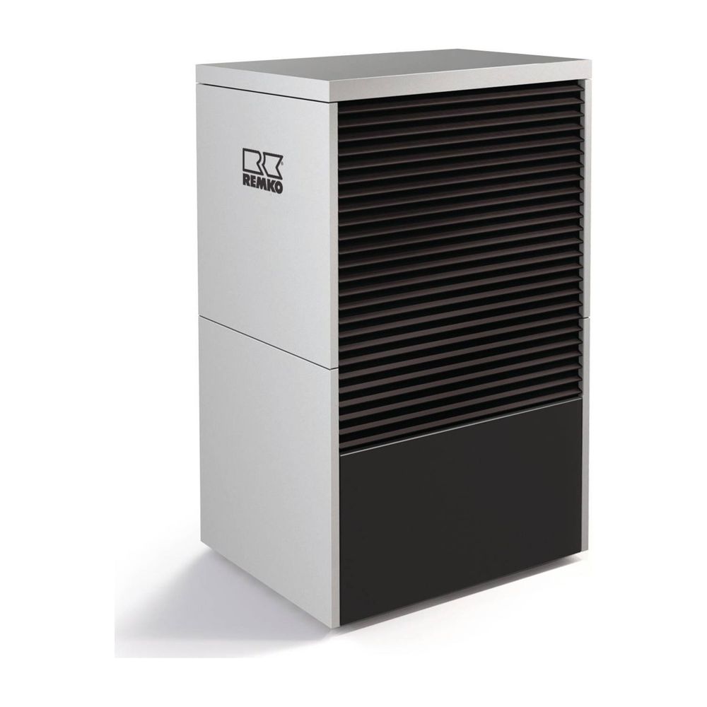 Pompe à chaleur air-eau Remko LWM HTS 80, modèle Designline Graphit Monobloc, 6,25 kW à A7/W35, fluide frigorigène R454B