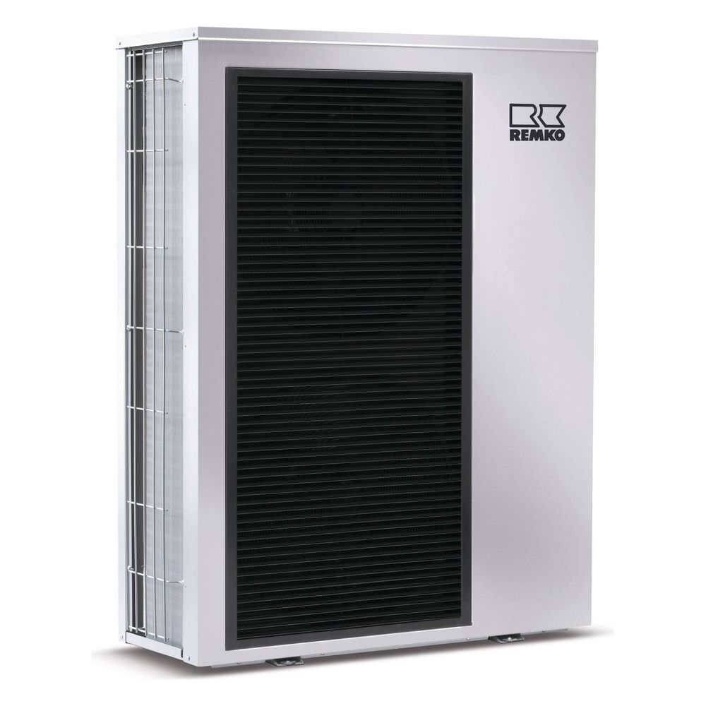 Pompe à chaleur air-eau Remko Paket Frankfurt Graphit, WKM 200, MPS 800, 18,52 kW à A7/W35, R32
