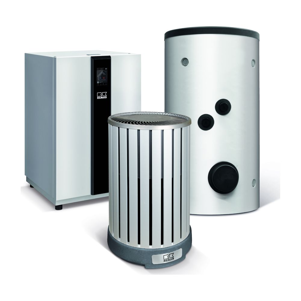 Pompe à chaleur air-eau Remko ARTstyle Paket Köln Designline Alu HTS 95, 6,55 kW à A7/W35, R32
