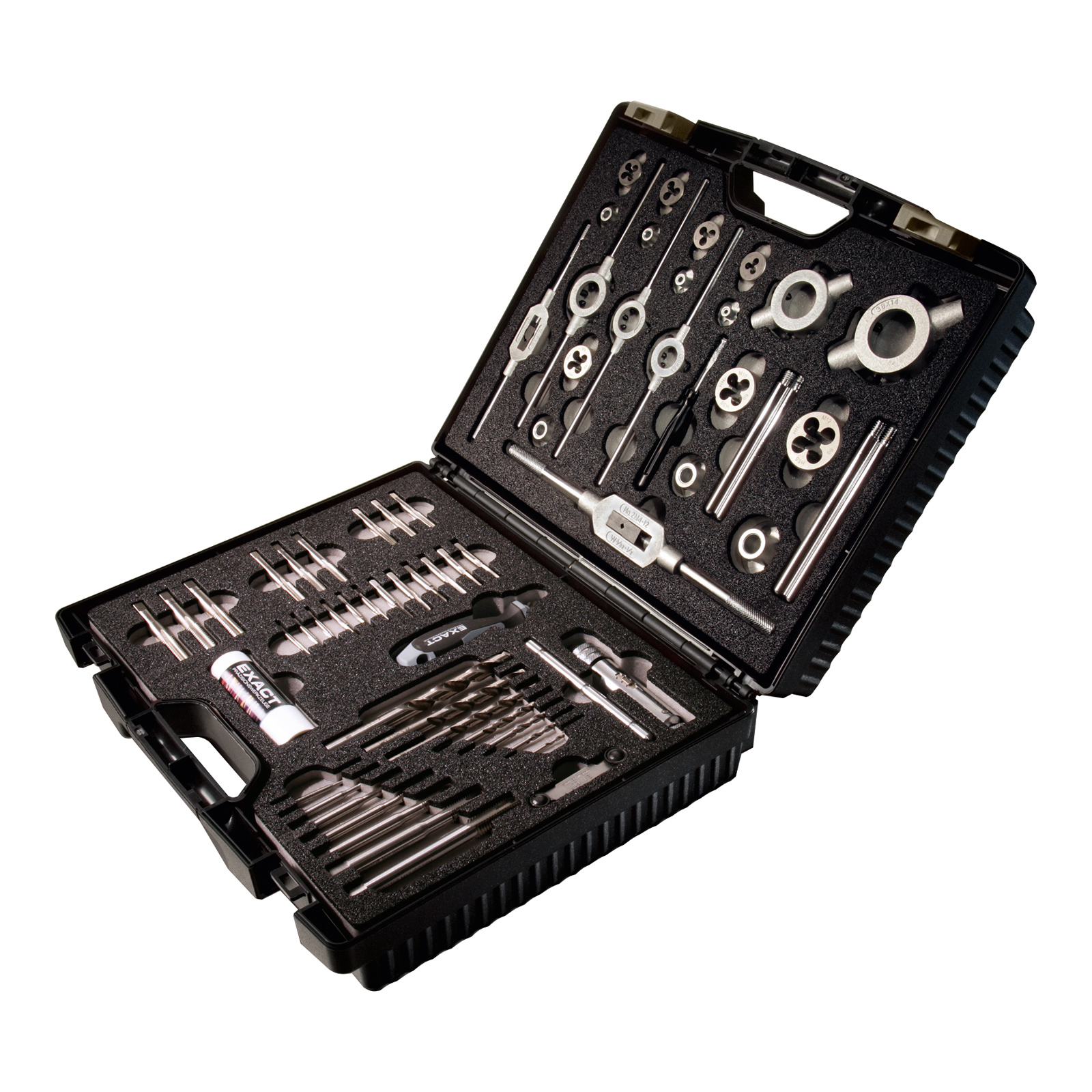 EXACT Kit de taraudage premium HSS 61 pièces - 70511
