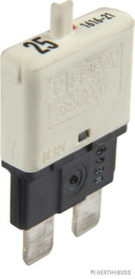 Disjoncteur de sécurité HERTH&BUSS, standard, 32V max., déclenchement rapide, avec bouton de réarmement