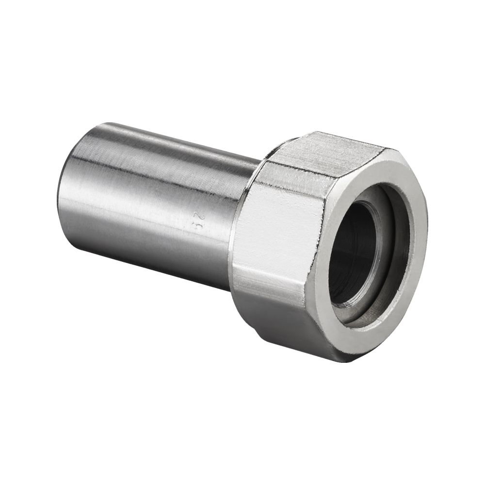 Raccord Oventrop à étanchéité plate pour conduite DN 15, tulipe à souder 1/2" et écrou-raccord 3/4" filetage intérieur, référence 1019374