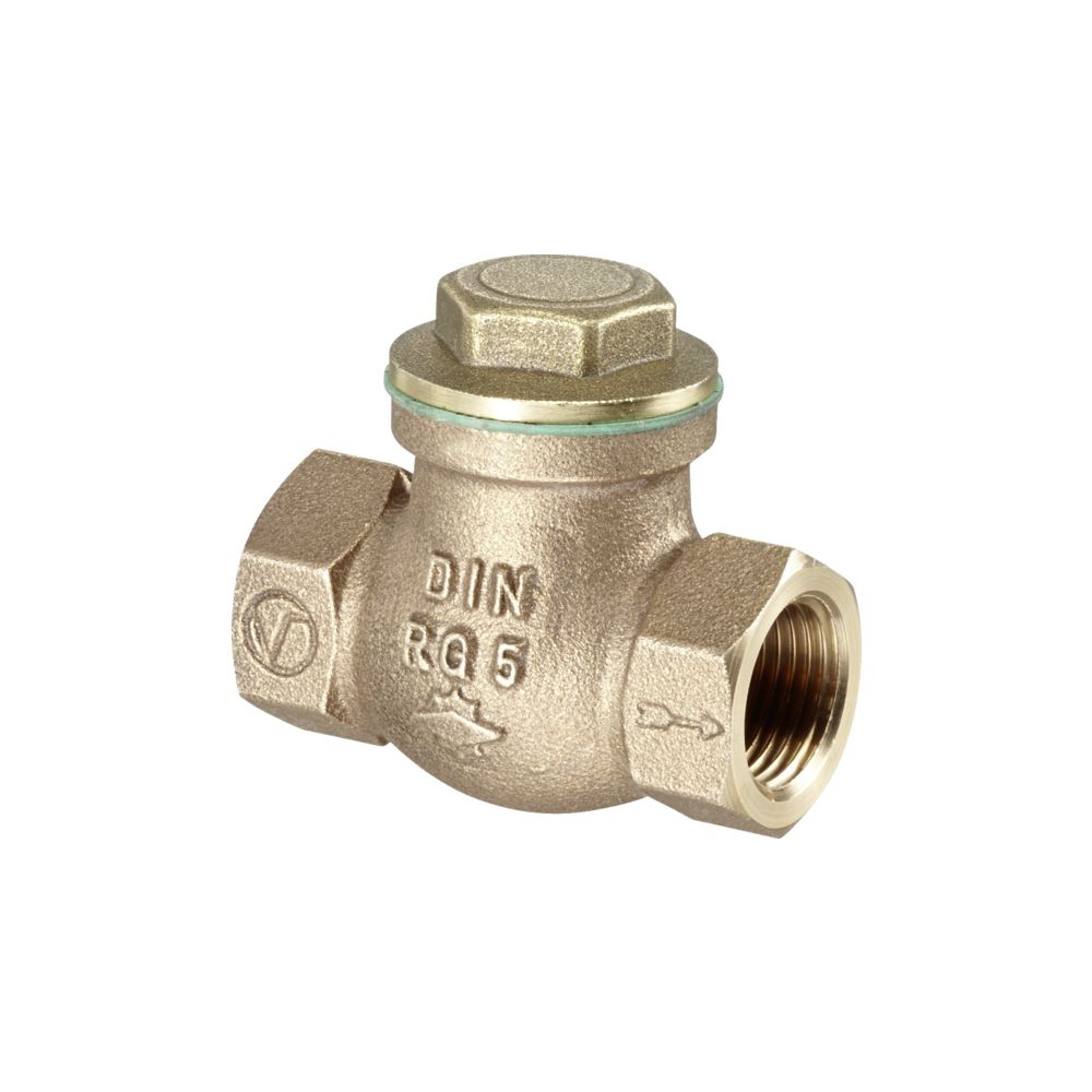 Oventrop Clapet anti-retour DN 20, filetage intérieur G 3/4", PN 16, laiton rouge, 1075006