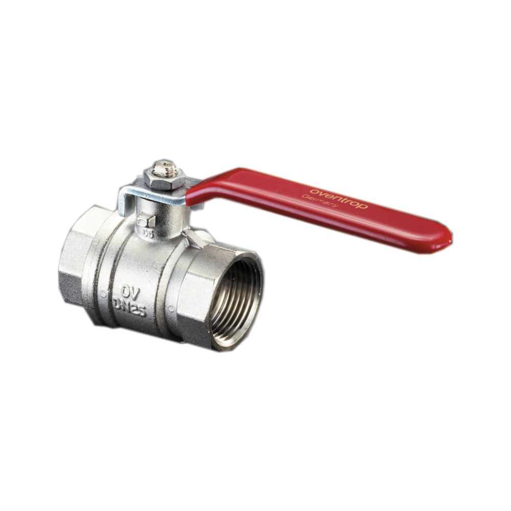 Oventrop Optiba Robinet à boisseau sphérique à levier DN 100, G 4" filetage intérieur, PN 16, laiton, 1076032