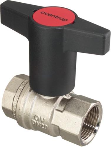 Robinet à boisseau sphérique Optibal Oventrop, DN 25, filetage intérieur 1", PN 16, laiton