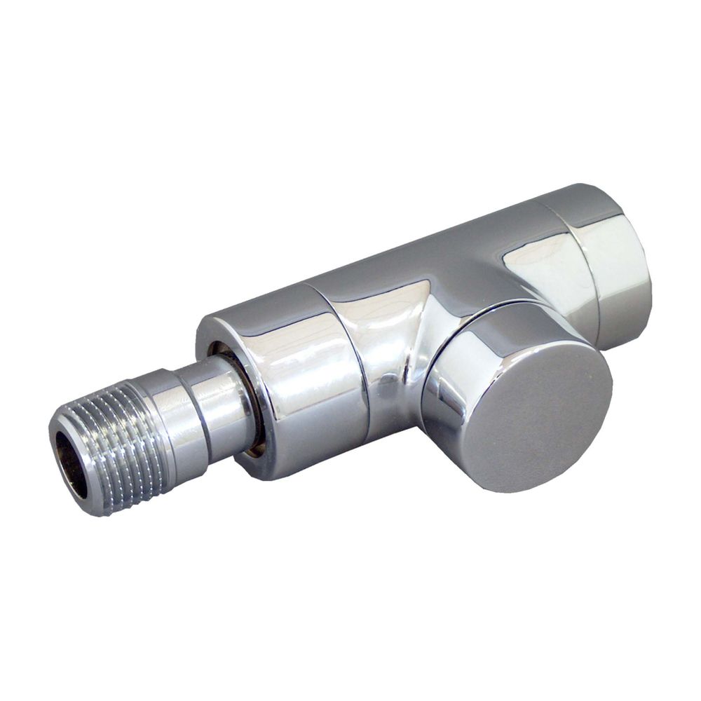 Robinet de radiateur Combi E Oventrop DN 15, 1/2", PN 10, passage droit, chromé, 1167052